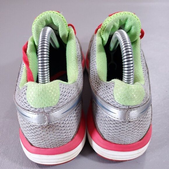 Nike Dual Fusion Lite Running Shoe Womens 7 Gray Neon Green Athletic Gym Sneaker - Picture 8 of 13